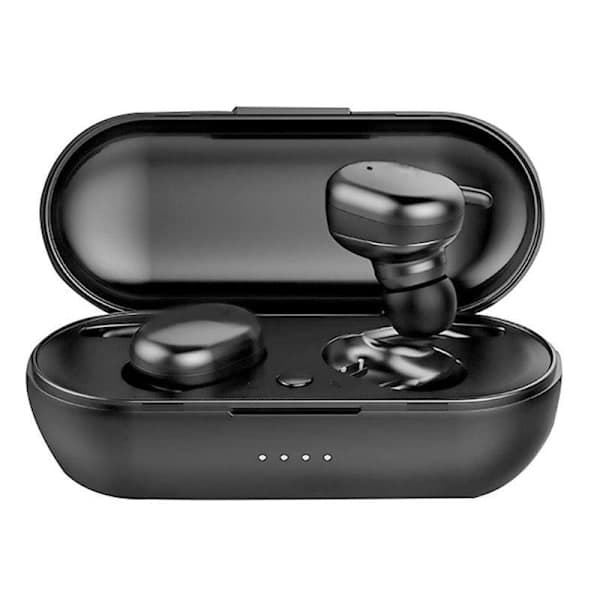 TWS-hodetelefoner for iOS og Android med Bluetooth 5.0 Svart