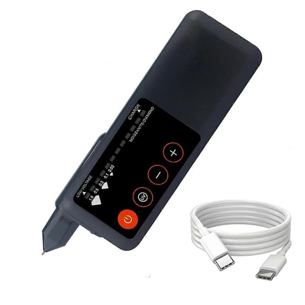Professionel Diamanttester, Genopladelig, Elektronisk Diamant- og Ædelstenstester - Velegnet til Ikke