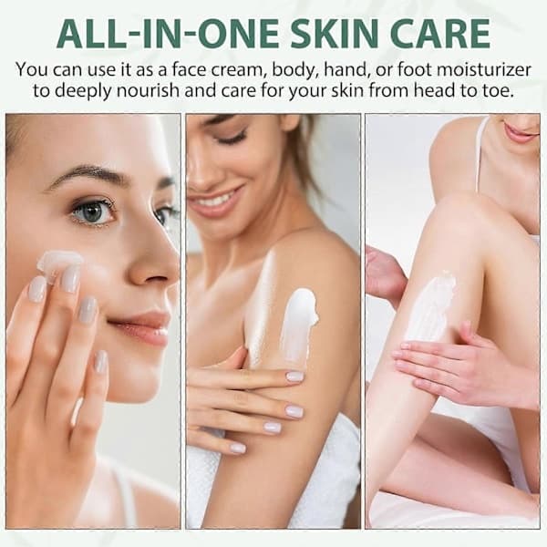 Pisket Talgcreme til Ansigt og Krop, Græsfodret Bovint Talgbalm Anti-Aging Hudpleje - 120g 1 stk 1pc