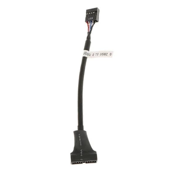 USB 3.0 20-pin til USB 2.0 Hovedkort 9-pin Intern Kabeladapterkontakt