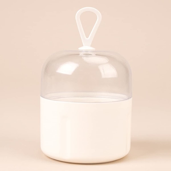 Sminksvamphållare Skönhet Kosmetisk organizer Case , avtagbar design med bärbart hängande lock (ingen svamp ingår)