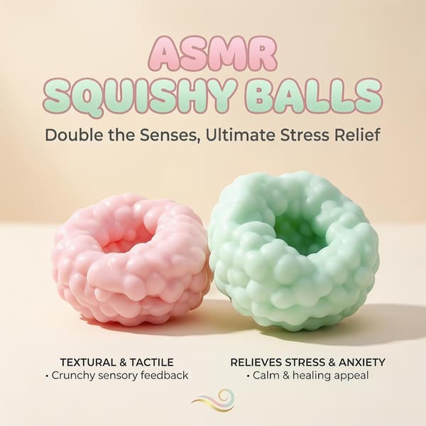 2 stk. knasende squishy-bolde, robust perlefyldt materiale, langvarig langsom rebound til stresslindring, knasende squishy håndlegetøj (grøn og rød)