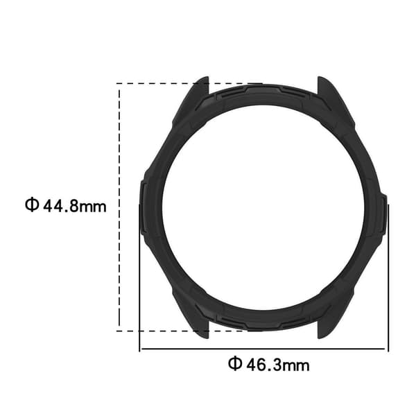 Suojaava kellokotelo Garmin Epix Pro 47mm /Fenix 7 PRO /Fenix7 Musta