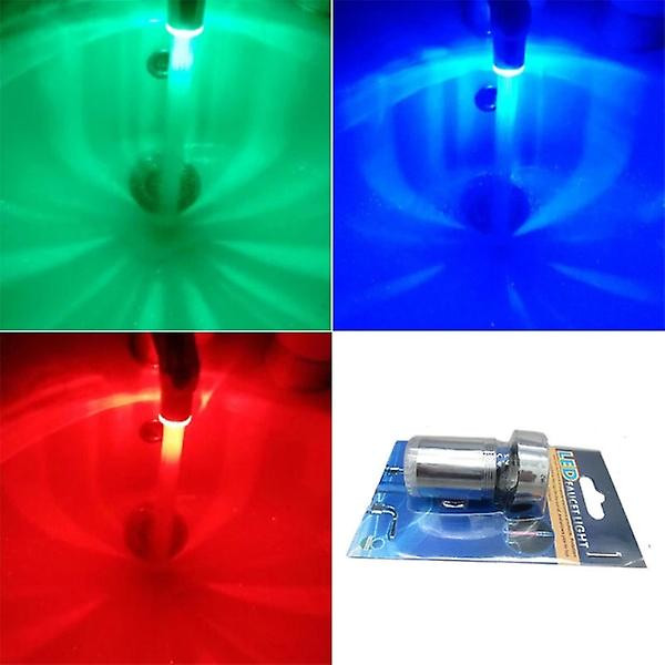 LED-munstycke för vattenkran med temperatursensor