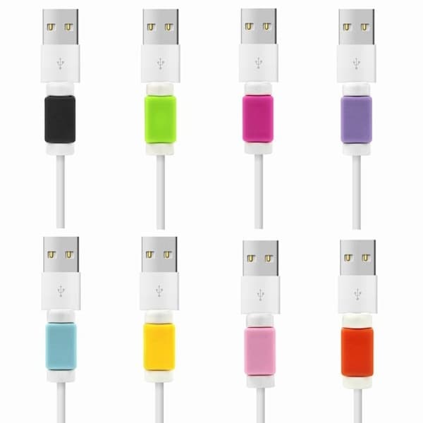 Kabelbeskytter til opladerkabel - 10-pak