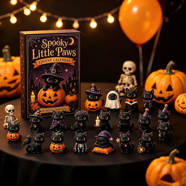 2026 Halloween Nedtællingskalender, 24 Dages Spøgelseshus Nedtælling (D) D