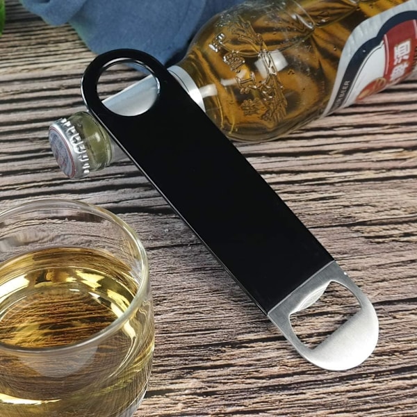 Flaskeåbner, plastik PVC dåseåbner, rustfrit stål ølflaskeåbner