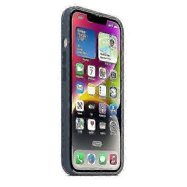 Silikonfodral kompatibelt med Iphone 14 - Mjuk känsla, stötsäkert, tunt skyddsfodral Storm Blue