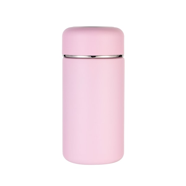 Rustfrit stål dobbeltvægget vakuumkop termokop, miniisolerede drikkeflasker Varme og kolde drikkekop rejsekaffekrus (pink, 300 ml)