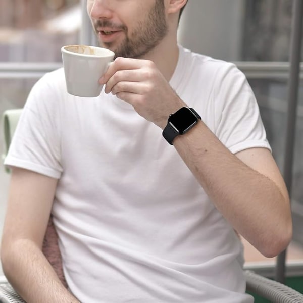 Yhteensopiva Apple Watch hihnan kanssa 42mm 44mm 45mm 49mm, korvaava silikoniranneke urheiluun, yhteensopiva iWatch-rannekkeen kanssa Series 8 7 6 5 4 3 2 1 SE