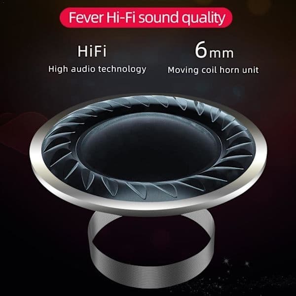 TWS-hodetelefoner for iOS og Android med Bluetooth 5.0 Svart