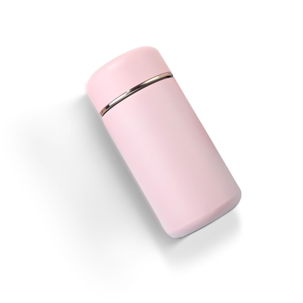 Rustfrit stål dobbeltvægget vakuumkop termokop, miniisolerede drikkeflasker Varme og kolde drikkekop rejsekaffekrus (pink, 300 ml)