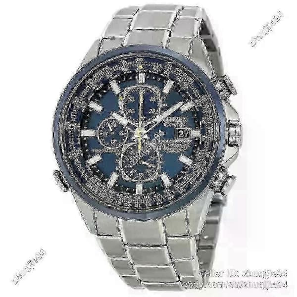 Citizen Blue Angels Eco-Drive World Chronograph, Miesten kello, Sininen kellotaulu