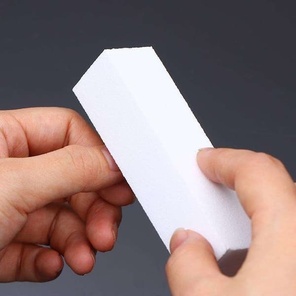 Perfekte negler: 10-pakning blokk neglefiler for forming og forlengelse hvit