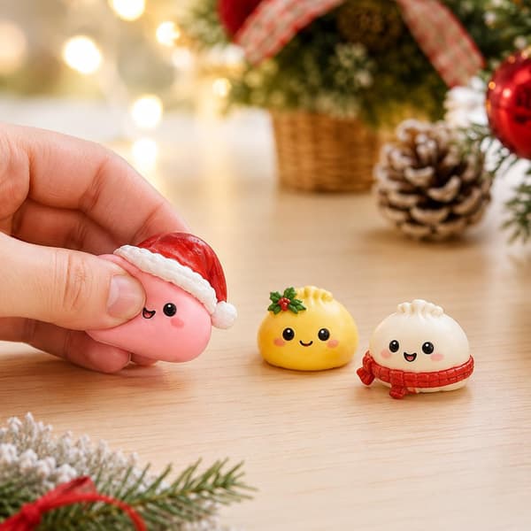 Squishy Julekalender 2026, 24 Minifigurer Nedtælling til Jul