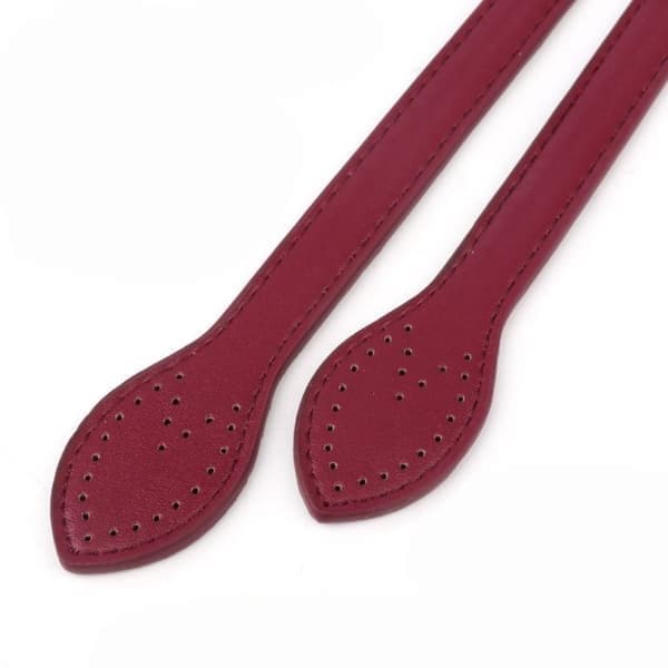 Erstatning for håndtak til dameveske DIY Håndveskestropp MØRKERØD Mørkerød dark red