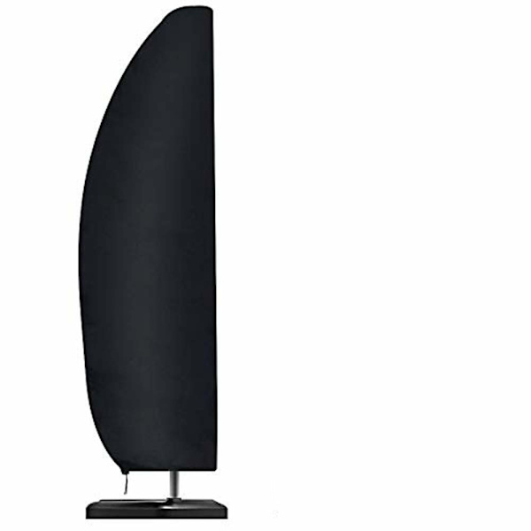 Parasolbeskyttelsesbetræk med teleskopstang, Offset Parasolbetræk 2 til 4 m, Vindtæt, Anti-UV, Robust Oxford-stof (280X 30 x 80/46CM)