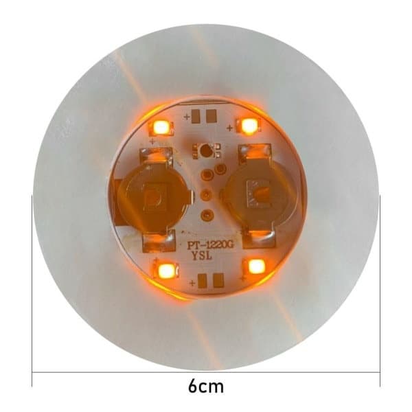 12 stk. LED farvede glasbrikker Vinflasker Lamper glasbrikker Glødende