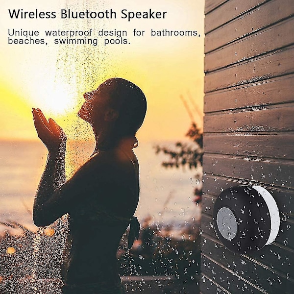 Vattentät Bluetooth-högtalare Ip4 Trådlös Handsfree Mikrofon Inbyggd Högtalare