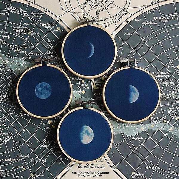 Keittiövälineiden vempaimet Cyanotype-sarja tarjoaa piirustuksen tai kuvia Cyanotype-sarjalla 100 ml musta