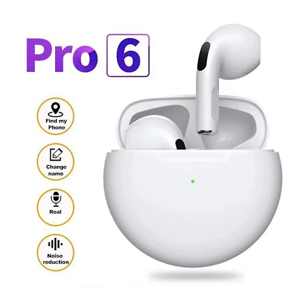 TWS Pro6 Bluetooth-kuulokkeet Mini langattomat kuulokkeet , Android