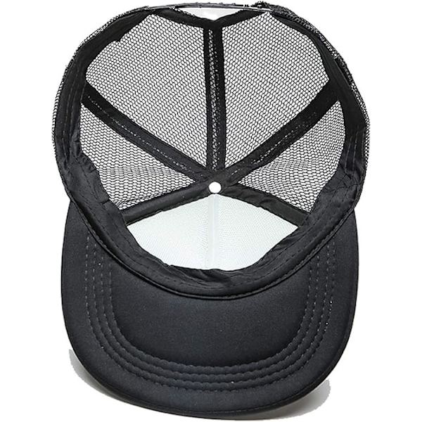 Hatt för pojkar barn vuxna rolig baseball mesh bakre keps tillbehör för födelsedag dekorationer present (svart)