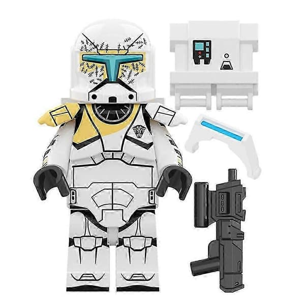 6 stk. Star Wars Clone Trooper Hjelm Actionfigurer Byggeklodser Legetøj til Børn Gaver