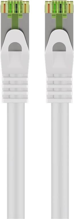 GHMT-sertifisert CAT 8.1 patchkabel, S/FTP (PiMF), hvit