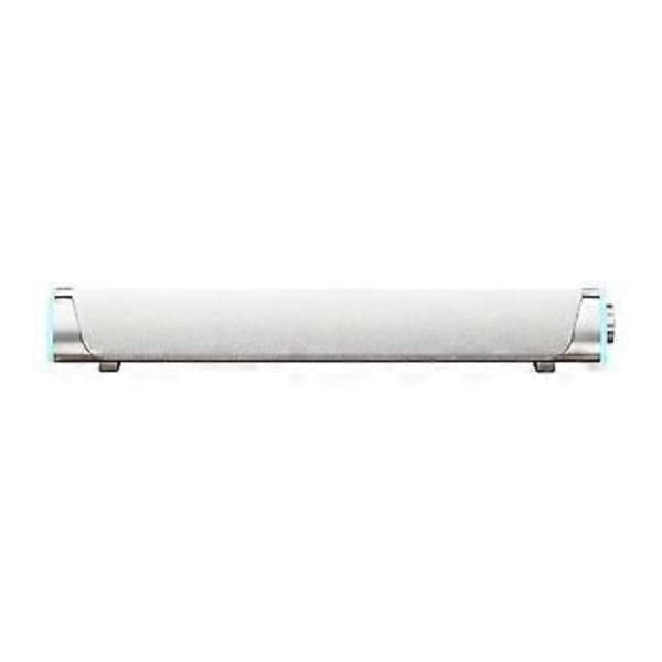 4D Datamaskin Høyttaler Stereo Lyd Subwoofer Bluetooth Høyttaler for Bærbar PC Musikkspiller (Hvit)