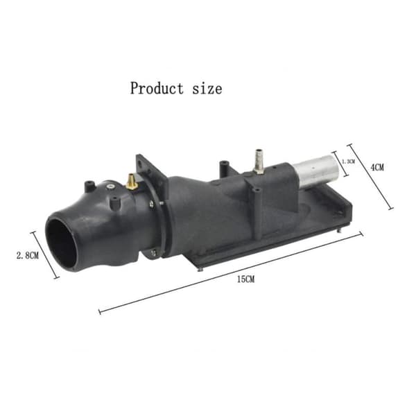 RC Båt Jetpump Borstlös Thruster Tillbehör Propeller Rör Modell Båt Gummi Rör Spray Komponent Utbytbar Lämplig för RC Modell, Blå Blue