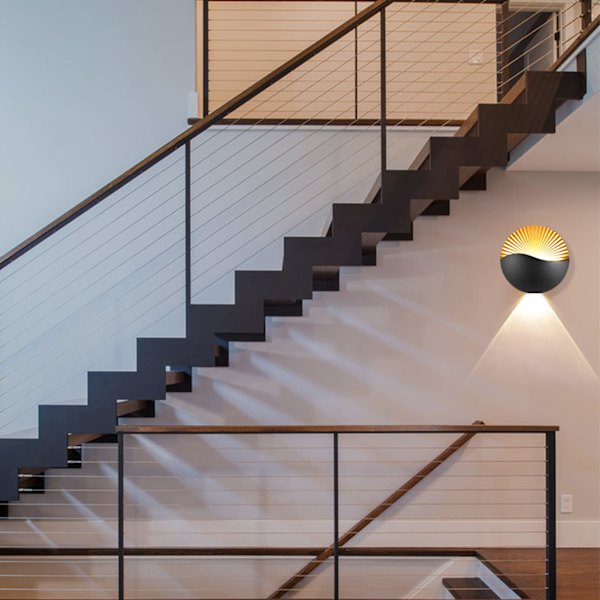 6W Kreativ Moderne Væglampe LED Væglampe Op Ned Aluminium LED Vægbelysning Vandtæt Indendørs Udendørs til Soveværelse Stue Badeværelse Korridor