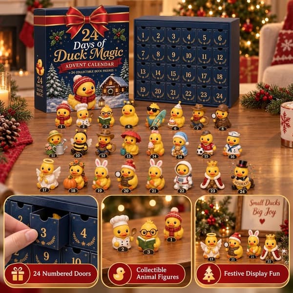 Dyrefigurer Julekalender 2026 Blind Box 24 Dage B