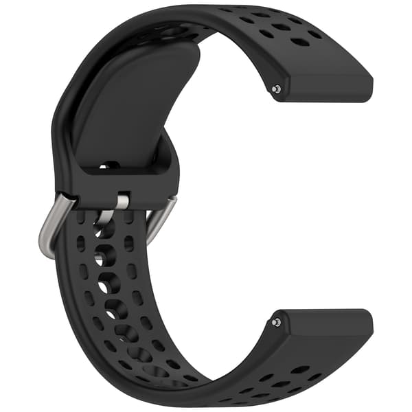Silikone urrem til Amazfit Bip6 (A2435) Sort Black