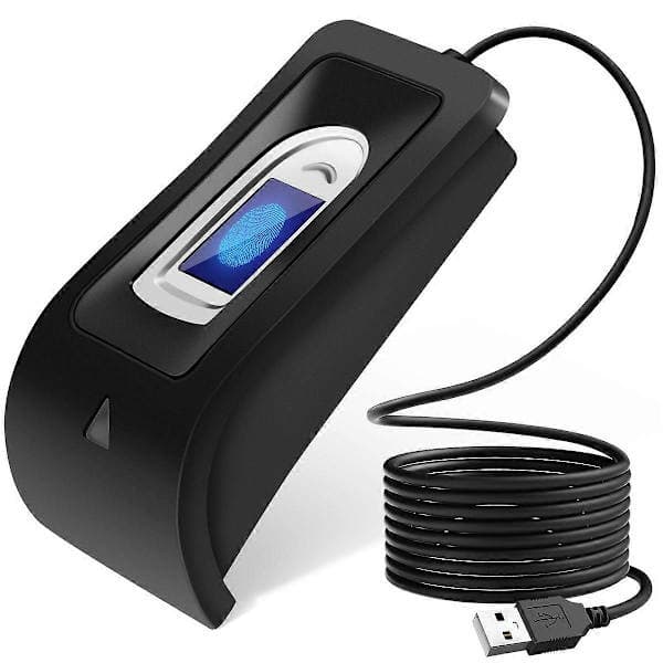 Kompakt USB-fingeravtrycksläsare Skanner Pålitligt biometriskt åtkomstkontrollsystem