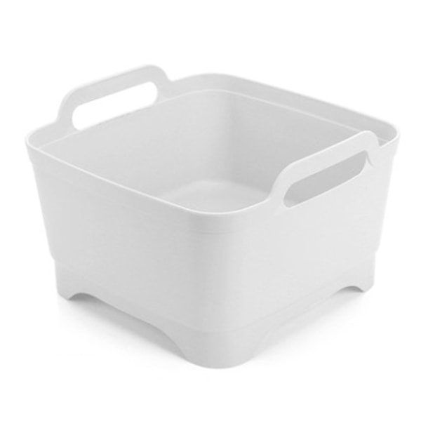 Kitchen mobile drain basket plastic vegetable washing basket fruit storage basket multi-function sink storage basket