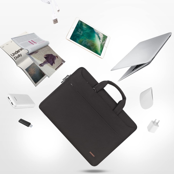 15-15,6 tums vattentät bärbar datorväska portfölj för 15,6\" Lenovo IdeaPad S510/HP Pavilion 15 Envy 15/Dell XPS 15 Inspiron/Asus/Lenovo ThinkPad E575
