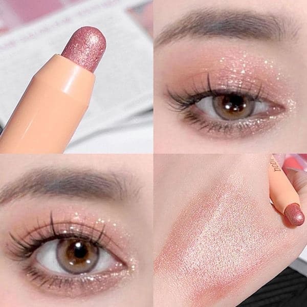 Glittrigt ögonskuggsstift Långvarig ögonmakeup Z9u0 Sjöjungfru 1st Mermaid 1pcs