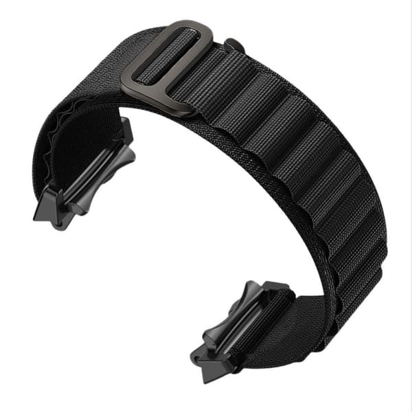 Kompatibel med nylonløkke for Amazfit T-Rex 2 Svart Black