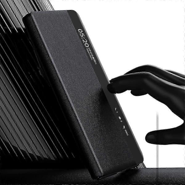 Til Honor Magic V3 5G Etui Displayvindue PU Læder Telefoncover med Stylus Hvid White