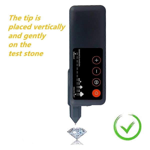 Professionel Diamanttester, Genopladelig, Elektronisk Diamant- og Ædelstenstester - Velegnet til Ikke