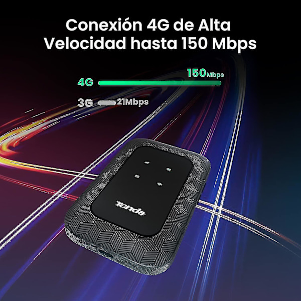 5G Bærbar Mobil Hotspot Router, 2100mAh Batteri, Plug and Play, Egnet for Reiser