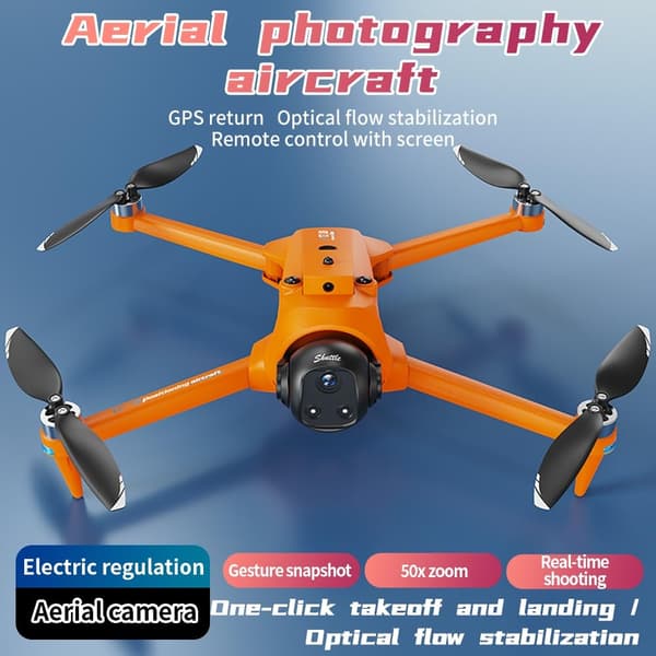 GPS-drone kameralla aikuisille 4K EIS, 5G RC-drone 4,5 tuuman HD-näytöllä AE20-2B