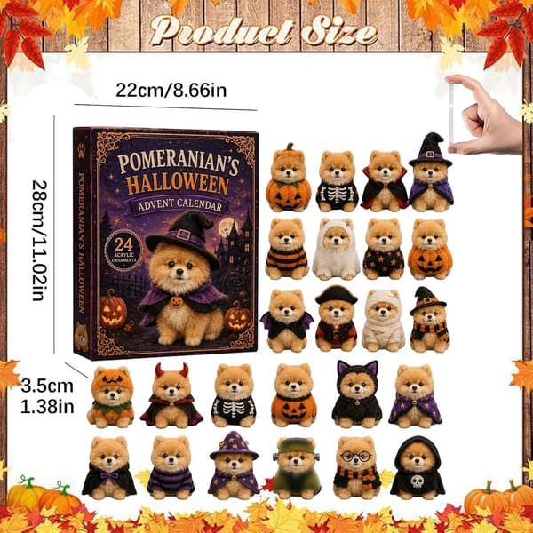 2026 Halloween nedtællingskalender, 24 dages hjemsøgt hus nedtælling (H) H