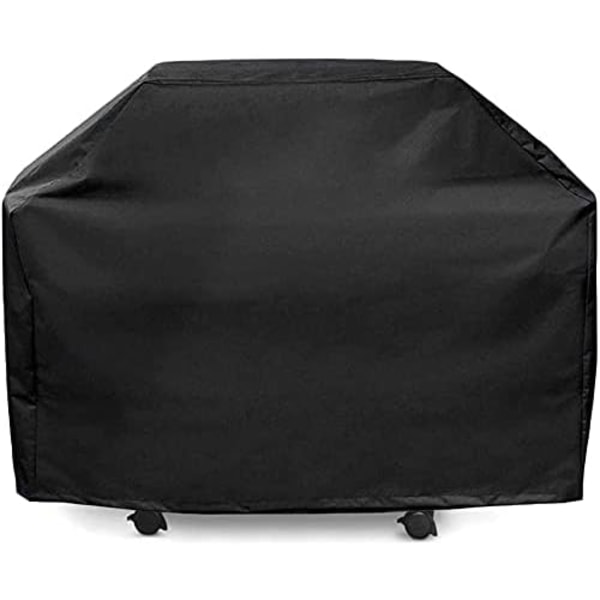 Gasolgrillöverdrag, Vattentätt 210D Skyddande Överdrag, Skyddande Överdrag för XL Grill Justerbar Rem, Lämplig för de Flesta Grillar (145 * 61 * 117cm)