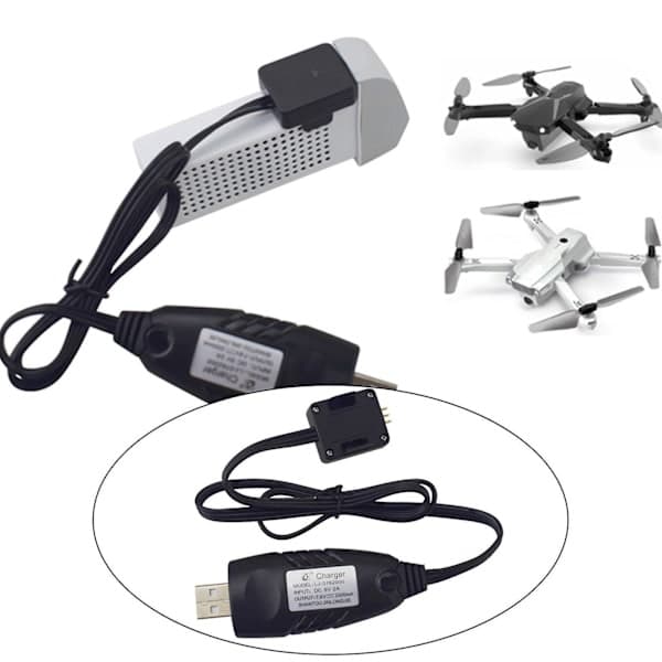 RC Drone USB-oplader Batteriopladningskabel 60cm til X500 X30 Z6 Dele