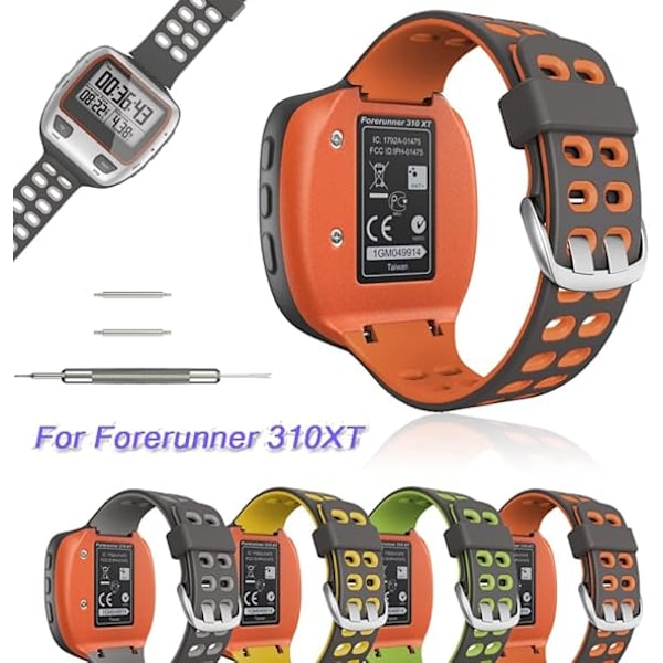 Silikonarmband för Garmin Forerunner 310XT rem smartklocka