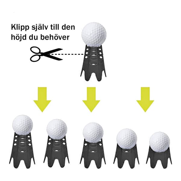 Golfsimulatorpeggar 6-pack