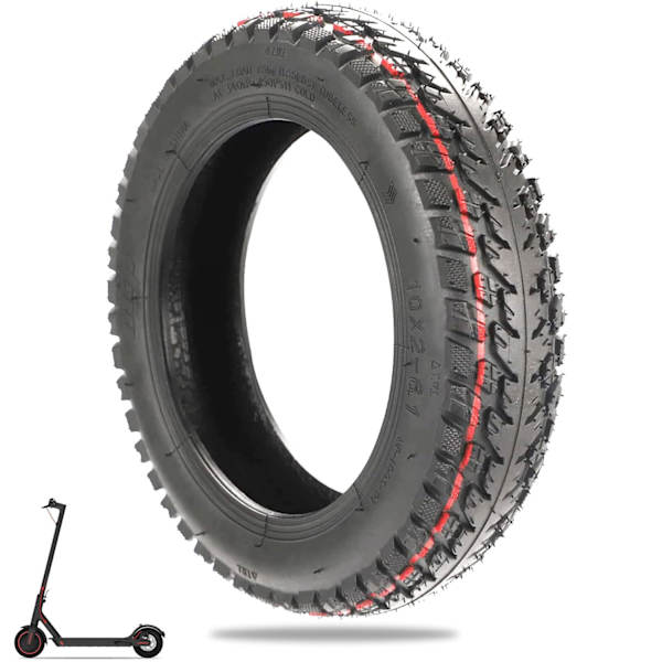 10 x 2-6.1 Däck Slanglösa för Xiaomi M365/Pro/Pro2/1S/Lite/3 Elektrisk Scooter 10 Tums Hjul Ersättningshjul för Scootrar