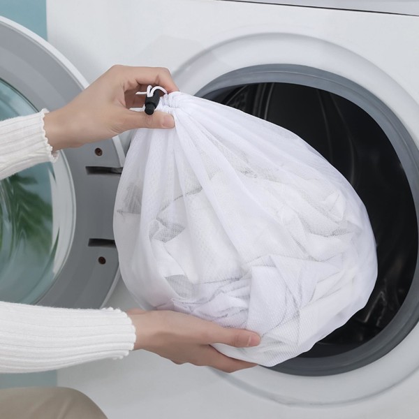 Tvättnät, tvättpåse 30 x 40 cm, tvättpåse för tvättmaskin för tröjor, skjortor, underkläder, strumpor, organizer för smutstvätt