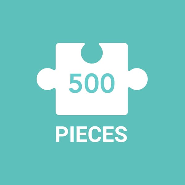 Blooming Streets 500-brikkers puslespill fra Galison – NYC gatebilde-puslespill, morsomt og utfordrende, unik gaveidé Space Bound